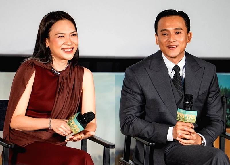 Mỹ Tâm cười tít mắt trước cách xưng hô tình cảm của Mai Tài Phến