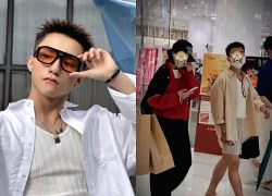 Photos of Son Tung and Hai Tu being caught "covered in jackfruit" shopping for Tet?