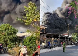 Kho nệm Củ Chi bốc cháy dữ dội, người dân kể giây phút kinh hoàng, DN trắng tay?