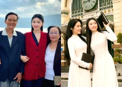 MC Quyen Linh's parents-in-law rarely appeared, attracting attention because of their appearance
