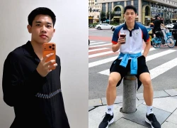 Dinh Bac was caught by a colleague buying Valentine's gifts for his girlfriend