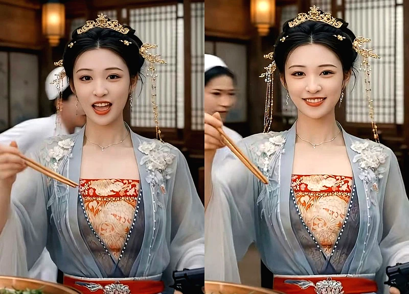 Gương mặt biến dạng của Vương Sở Nhiên, còn đâu nhan sắc đẹp ăn đứt Lưu Diệc Phi