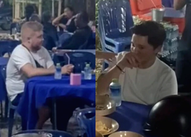Khách Tây nhầm đám tang là nhà hàng, được mời ăn uống ở Thái Lan