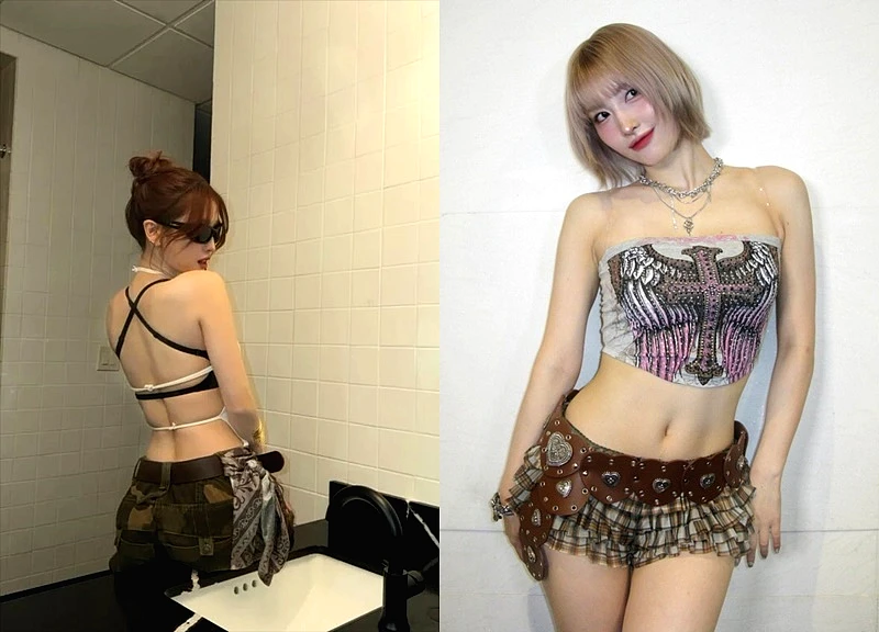 Momo (TWICE) khoe ảnh lưng trần táo bạo