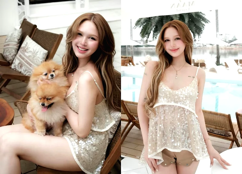 Mango Non dressed in charming clothes amid rumors of IVF, the beauty of the "doll" caused memories