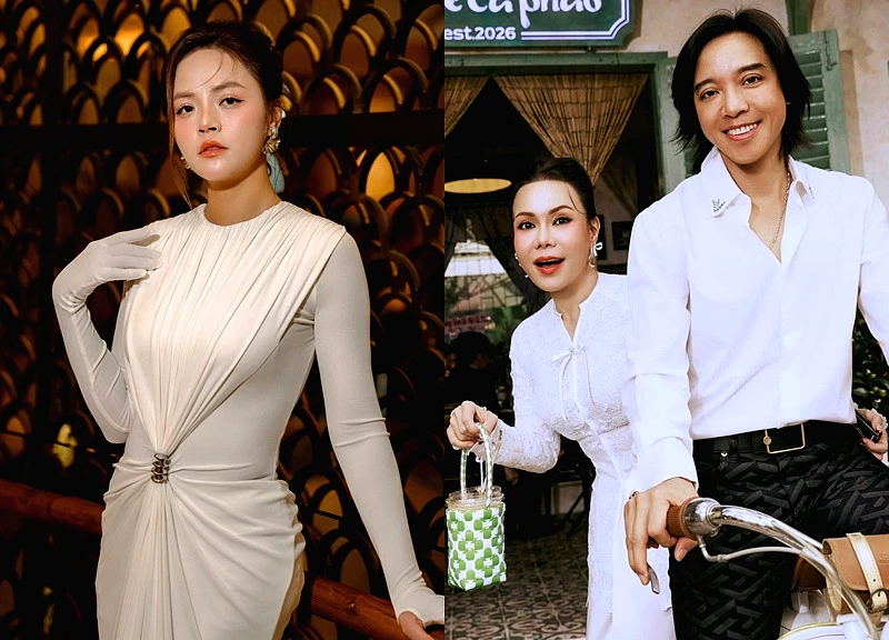 Diễn viên Thu Quỳnh đẹp như một 'nữ hoàng', Việt Hương và chồng trẻ tình tứ