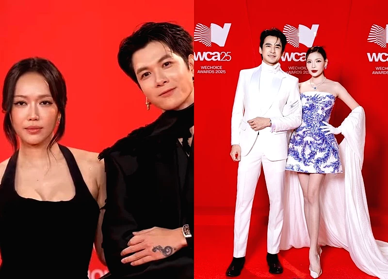 Loạt couple ở thảm đỏ WeChoice Awards: Diệu Nhi - Anh Tú dính như keo, 1 cặp đôi nghi sắp cưới tình tứ