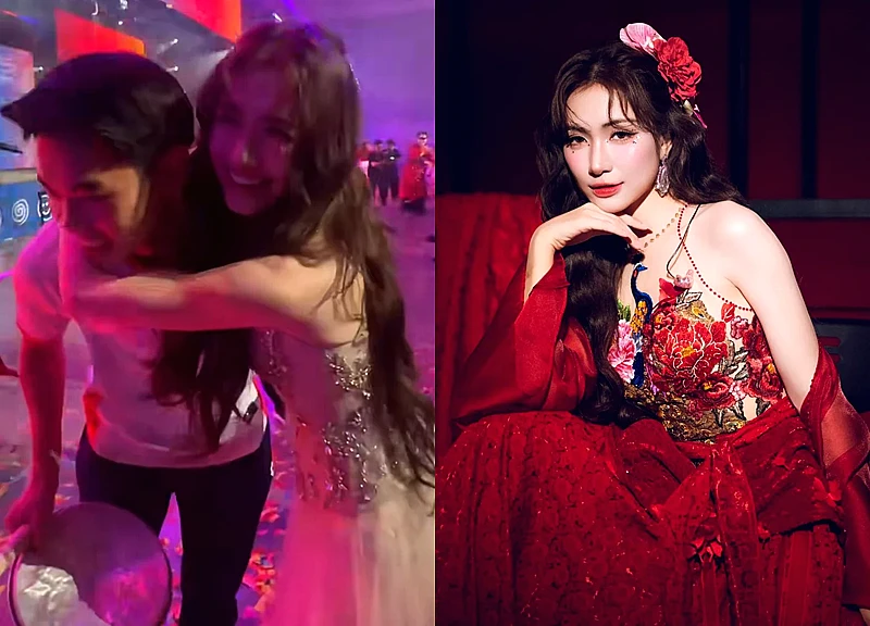 Phía sau khoảnh khắc Hoà Minzy ôm Đình Bắc ở chốn đông người