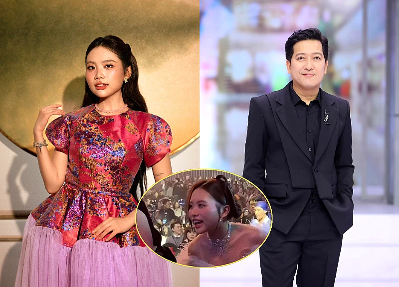 Phương Mỹ Chi "chạm mặt" Trường Giang gây bão, thốt một câu làm ai cũng đứng hình