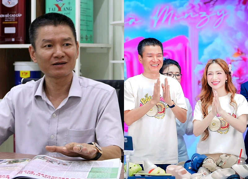 "The King of Sandals": Close friends with Ngoc Trinh and Hoa Minzy, very generous with money.