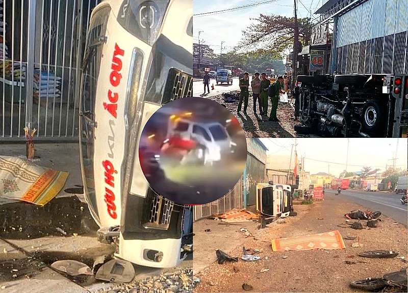 Horrific traffic accident in Lam Dong claims the lives of 3 people; haunting camera footage revealed!