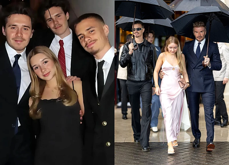 Beckham's youngest daughter sends a "shocking" message amid family drama.