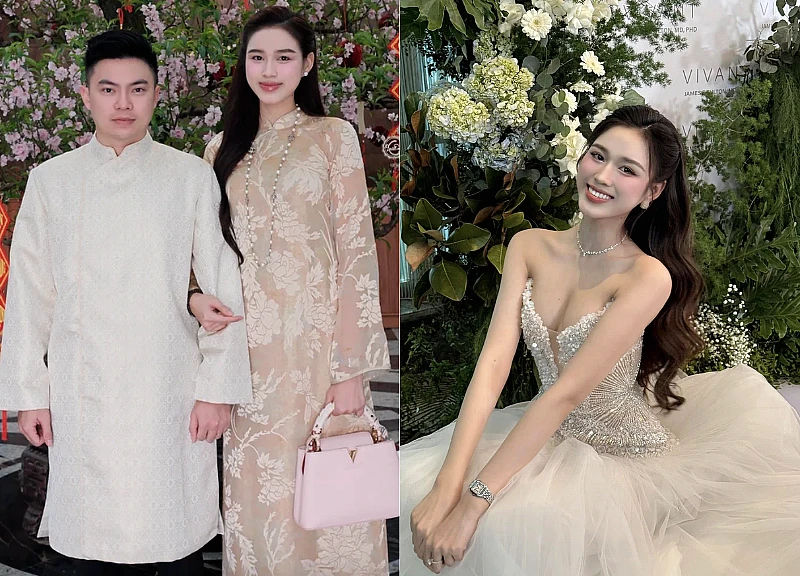 Đỗ Thị Hà đón Tết đầu tiên nhà chồng, cuộc sống "dâu hào môn" gây chú ý