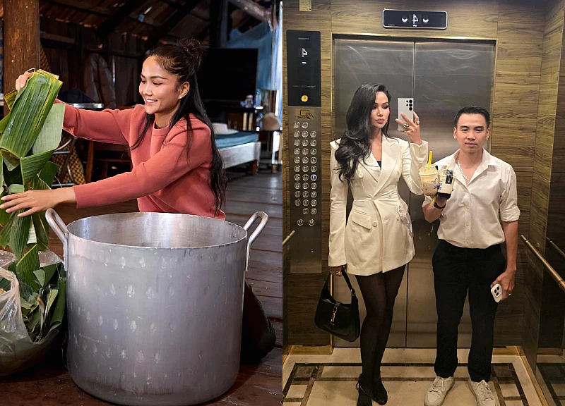 H'Hen Niê bỏ hào quang chạy show, âm thầm làm mẹ bỉm chăm con cho chồng đại gia