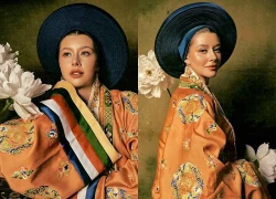 Hoa hậu Hoàn vũ Quốc tế diện Việt phục đón Tết Nguyên đán, quốc tế phải xuýt xoa