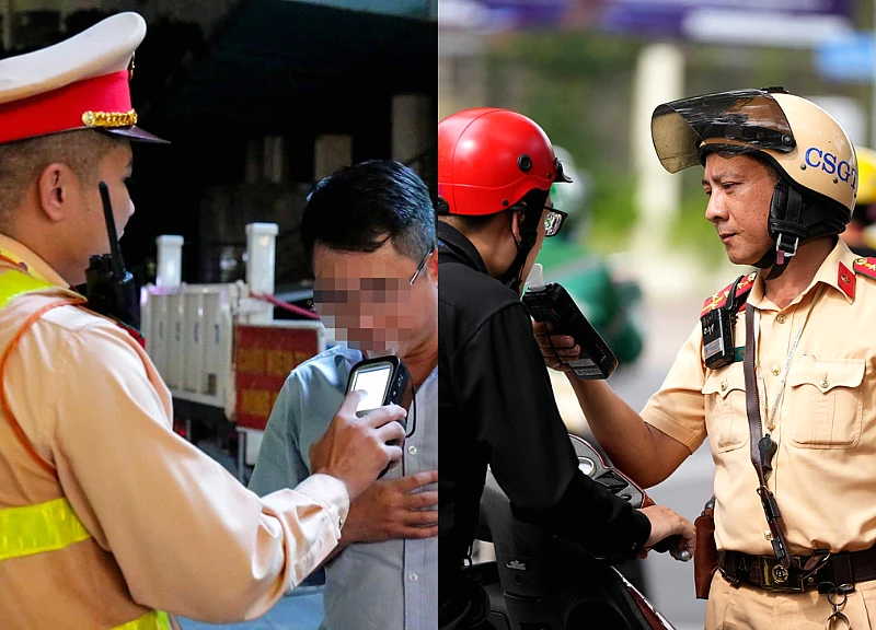 On the first day of Tet (Lunar New Year), nationwide alcohol testing will be conducted, with "no exceptions."