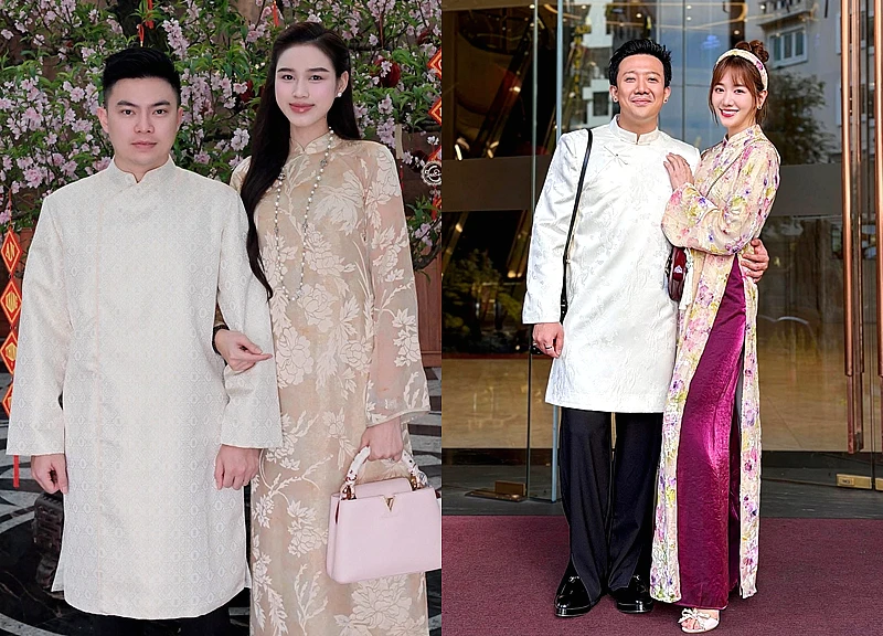 "Vũ trụ cẩu lương" ngày mùng 1 Tết: Vợ chồng Trấn Thành, Đỗ Hà tình tứ, 1 đôi công khai tình cảm?