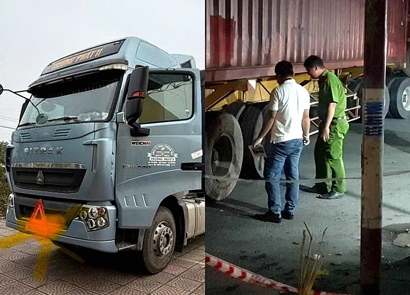 Chủ xe và tài xế ô tô đầu kéo bị phạt nặng vì lắp thêm nâng hạ container