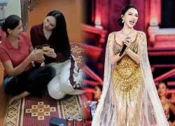 Miss Huong Giang visits her boyfriend's family, suspected of dropping out of MGI All Star competition, mother-in-law reacts negatively!