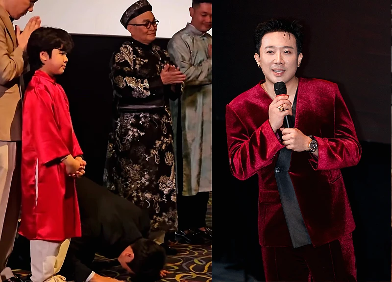 Gallery - Lotte CEO kneels to apologize to the audience, begs to go to the cinema to watch "Mùi Phở" (The Scent of Pho), and Tran Thanh forces screenings? | Behind the scenes of the movie | Vietnamese stars - VGT TV