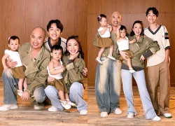 Thu Trang - Tiến Luật công khai cặp song sinh dịp năm mới?