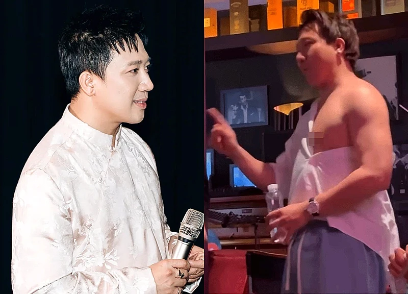 Trấn Thành đang mặc cái gì thế này?