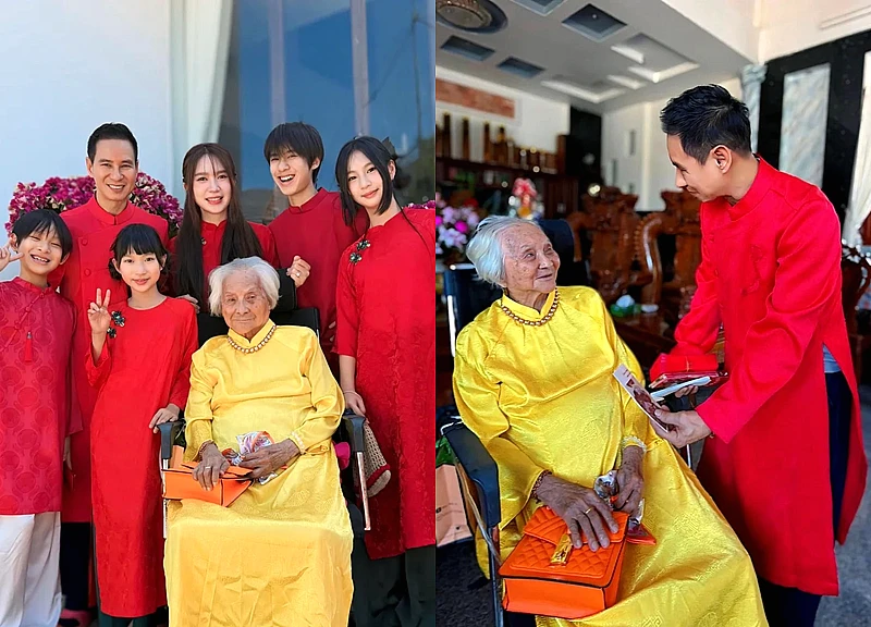 Vợ chồng Lý Hải chính thức lên chức ông bà cố