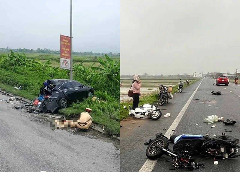 Hai học sinh tử vong sau khi va chạm với ô tô ở Hưng Yên