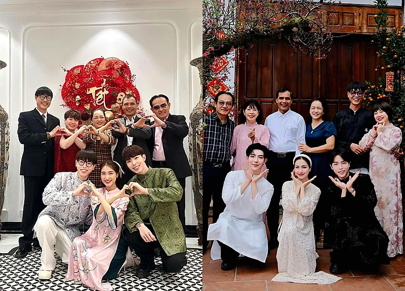 Hoa dâm bụt giữ chuỗi gặp mặt đầu năm, 3 gia đình sum vầy đầu xuân