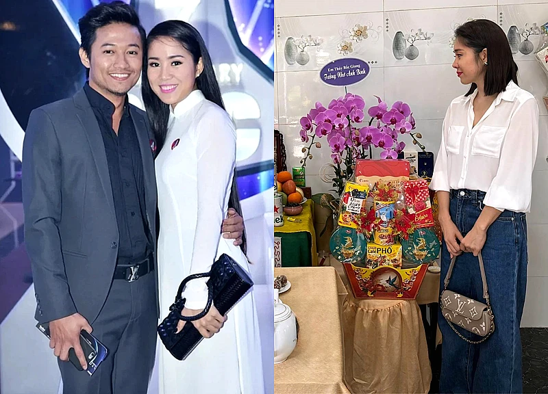 Lê Phương nhắn 10 chữ xúc động khi viếng Quý Bình