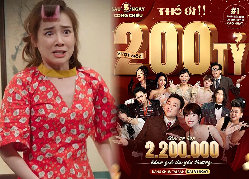 Tran Thanh boasts record-breaking revenue after 5 days, Truong Giang's wife shows shocked reaction?