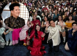 Trường Giang bất ngờ nhận "10 cây vàng" từ khán giả tại cinetour phim Tết