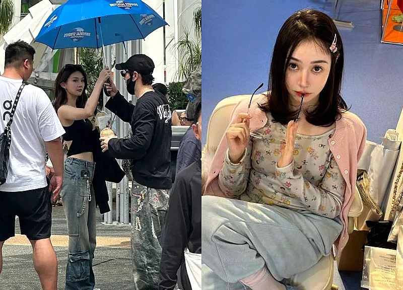 Huỳnh Hiểu Minh thân mật cùng gái lạ, danh tính kém 22 tuổi khiến netizen sốc