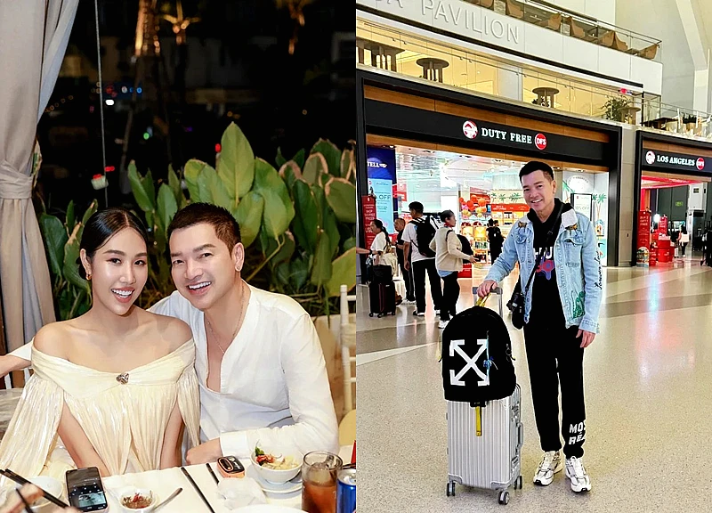 Nghệ sĩ Quang Minh về Việt Nam ăn Tết bù với vợ kém 37 tuổi