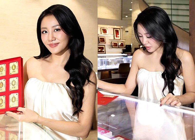 Văn Mai Hương mua vàng hình ngựa, Quách Thành Danh được vợ tặng quà ngày Thần Tài