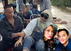 My Tam almost had a boat accident, narrowly saved by Mai Tai Phan