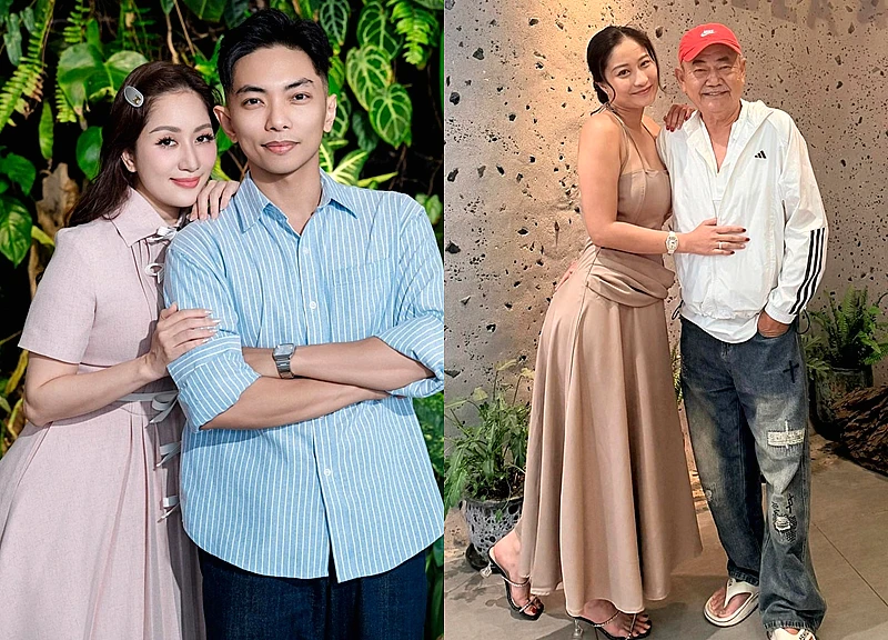 Phan Hiển nịnh vợ Khánh Thi hết lời, NSND Việt Anh đưa vợ kém 36 tuổi đi du lịch