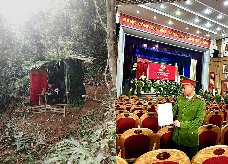 Cậu HS dựng lán học online giữa rừng nay đã là sinh viên Học viện CSND danh giá