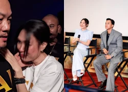 Mỹ Tâm tựa đầu vào vai người đàn ông lạ khóc nức nở, không phải Mai Tài Phến