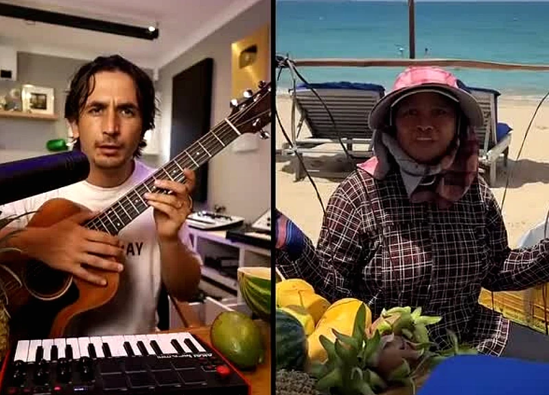 Street vendors in Nha Trang caused a global storm, the advertisement collected 10 million shocking views