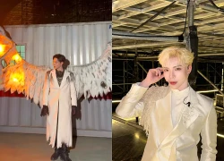 Erik khiến khán giả "thót tim" khi đạo cụ bất ngờ bốc cháy trên sân khấu