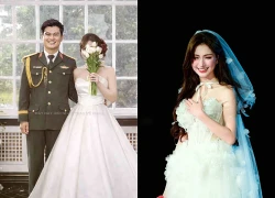 Hòa Minzy lộ ảnh cưới với đại úy Thăng Văn Cương, MXH xôn xao, thực hư ra sao?