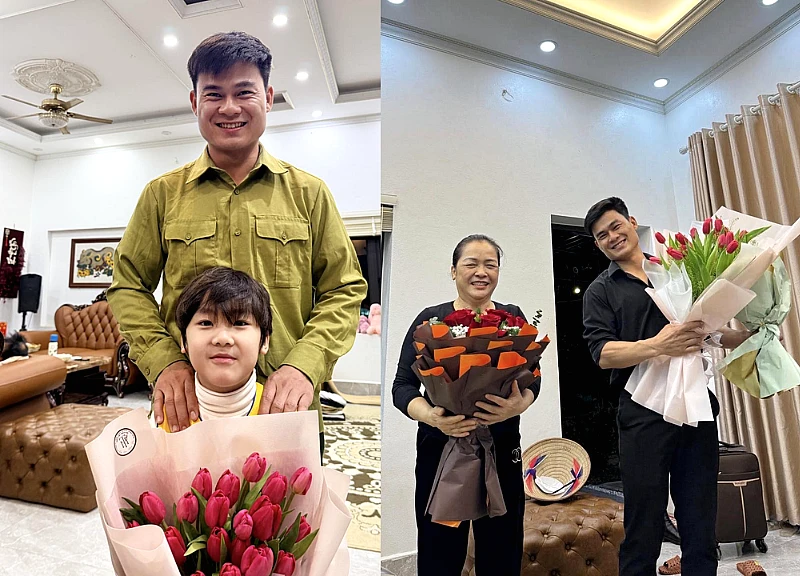 Đại úy Thăng Văn Cương ở rể chăm con giúp Hòa Minzy, bố mẹ vợ thái độ lạ gây sốc