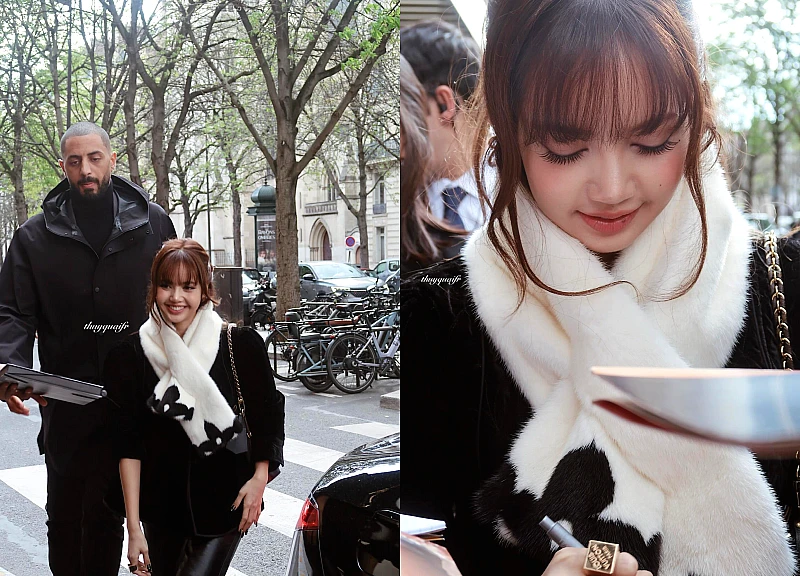 Lisa was spotted by Vietnamese fans on the street, standing just two handspans away. What did she look like?