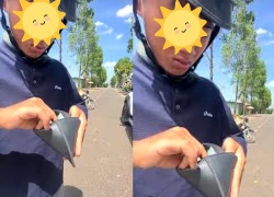 After crashing into and denting a 1.4 billion VND car, the distraught young man hastily pulled out 3 million VND to compensate the owner, who then responded with a shocking statement.