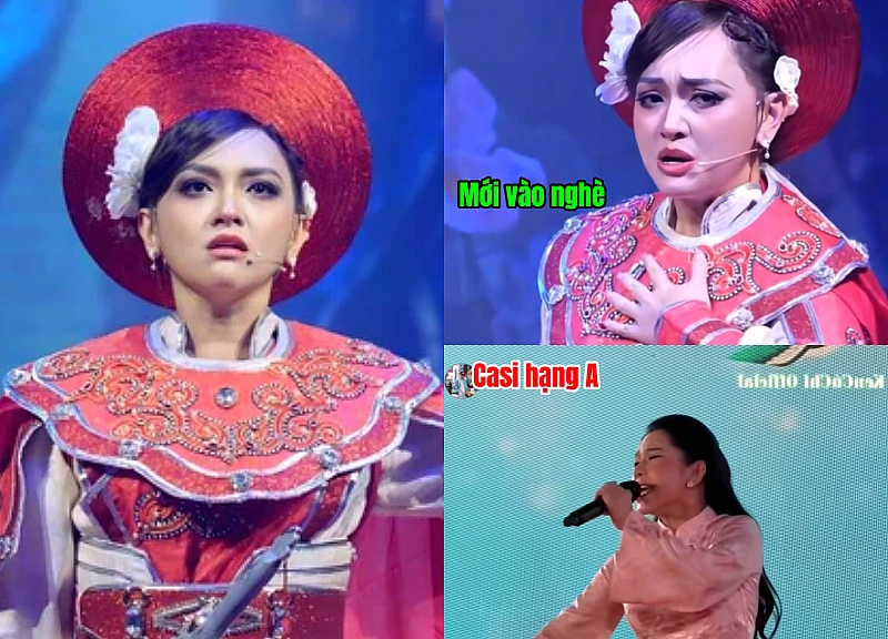 Video of Binh Tinh singing "Tieng Trong Me Linh" sparks controversy, criticized for being inferior even to "Bum Bum".