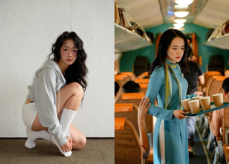 Sắc vóc ngọt ngào của nữ tiếp viên trong "Tử chiến trên không"