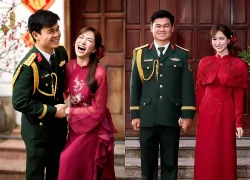 Clip Đại uý Thăng Văn Cương bẽn lẽn đi hỏi cưới Hoà Minzy, 1 chi tiết lộ rõ mối quan hệ với nhà vợ