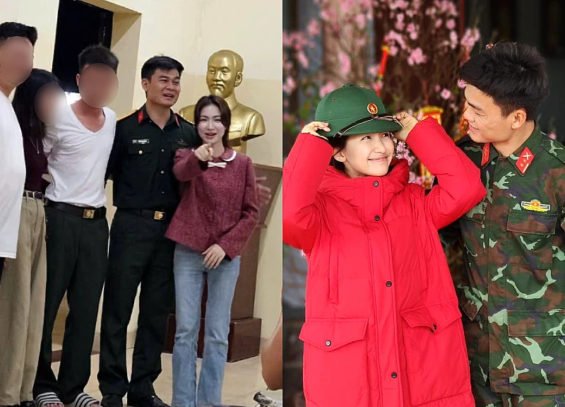 Hòa Minzy lần đầu ra mắt đơn vị Văn Cương, thái độ đặc biệt với đồng đội chồng