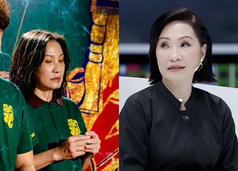 Hong Dao left her two daughters in the US and rushed back to Vietnam, presumably to meet her ex-husband Quang Minh?